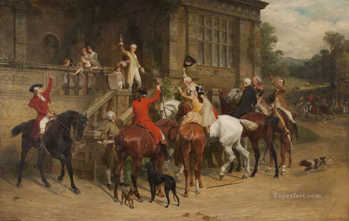 One and Twenty Samuel Edmund Waller genre Oil Paintings